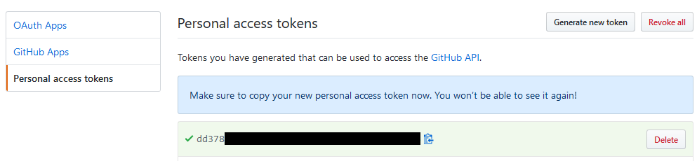 Github Token 4